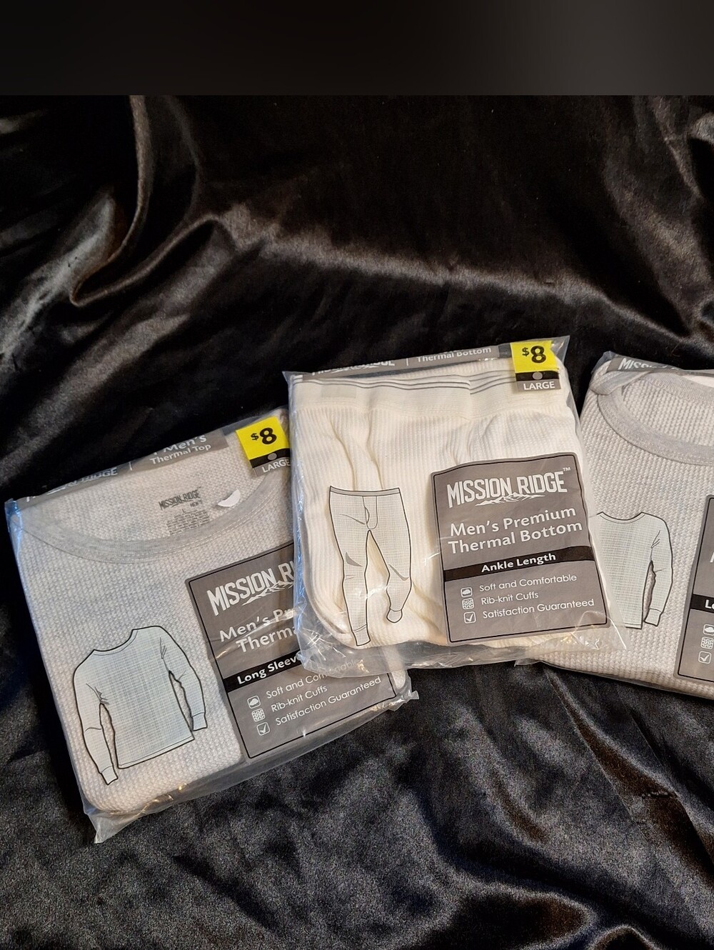 New Mission Ridge Thermals~2 Shirts~1 Pants~Long Johns~Large